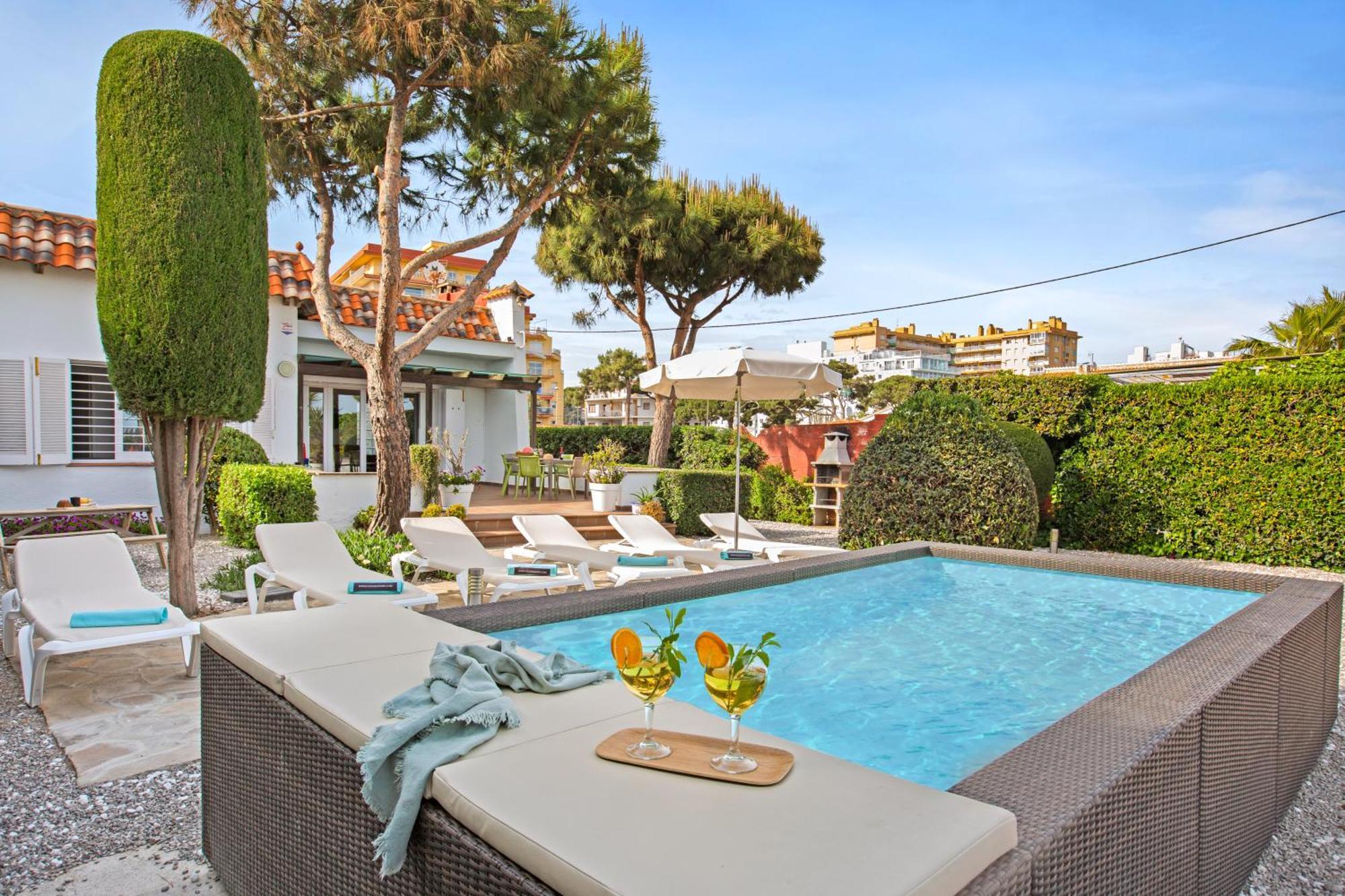 Villa Erika Beach House Malgrat de Mar Eksteriør billede
